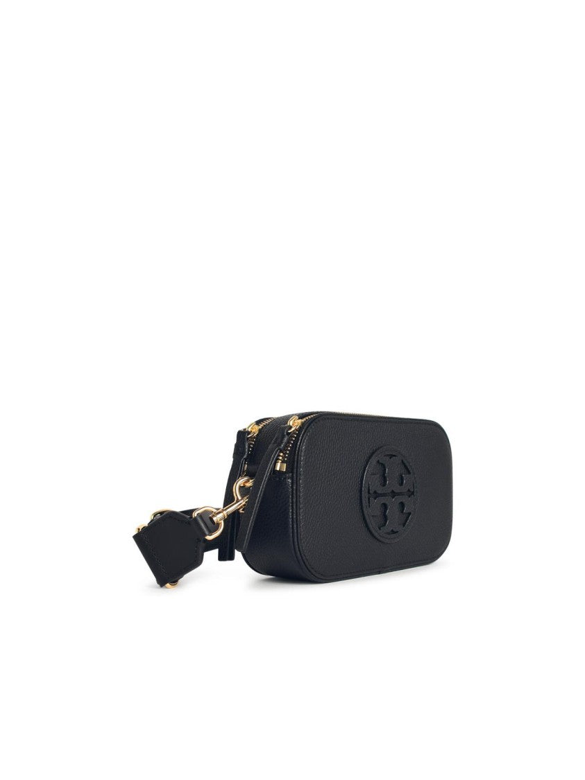 Tory Burch 'Miller' Black Leather Mini Crossbody Bag