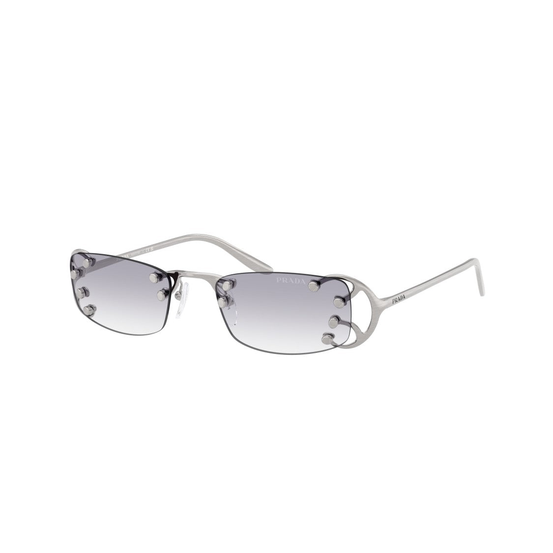 Prada 0Pr C57s Rectangular Gradient Lens Sunglasses