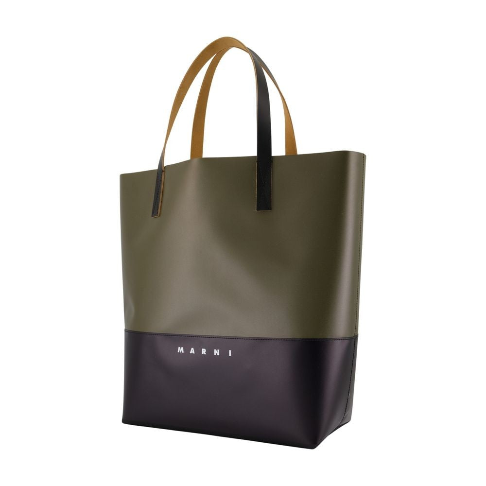 Marni Tribeca Shopper Bag - Synthetic - Black