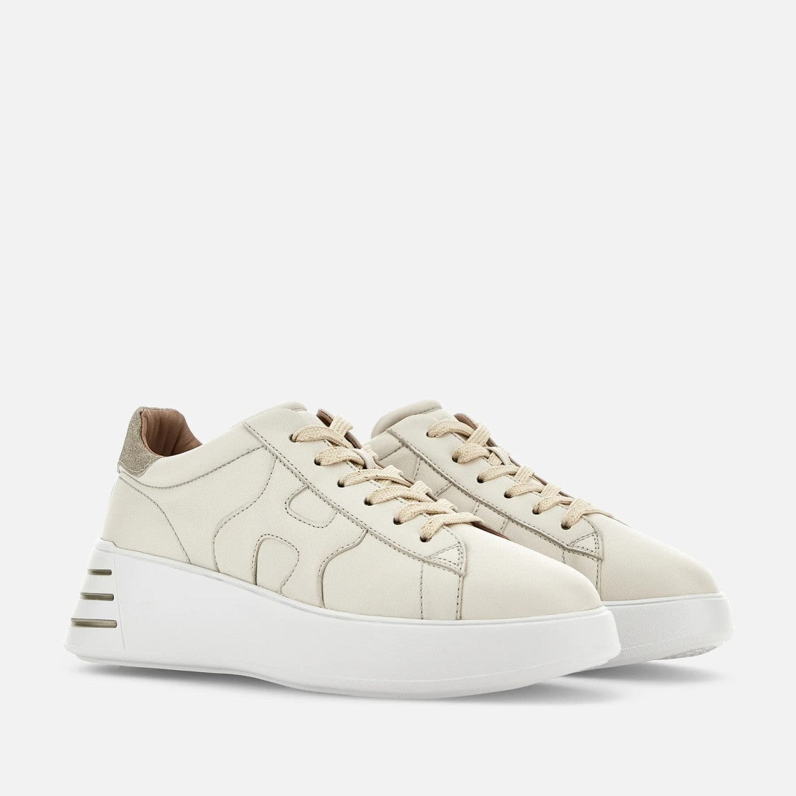 Hogan Refined Low-Top Sneakers With Metallic Accents