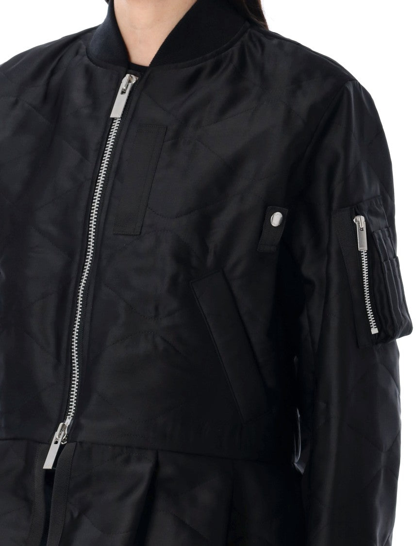 Sacai Quilted Satin Blouson