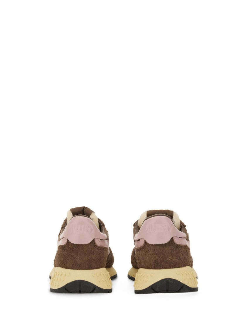 Autry Reelwind Low Nylon Suede Leather Sneakers