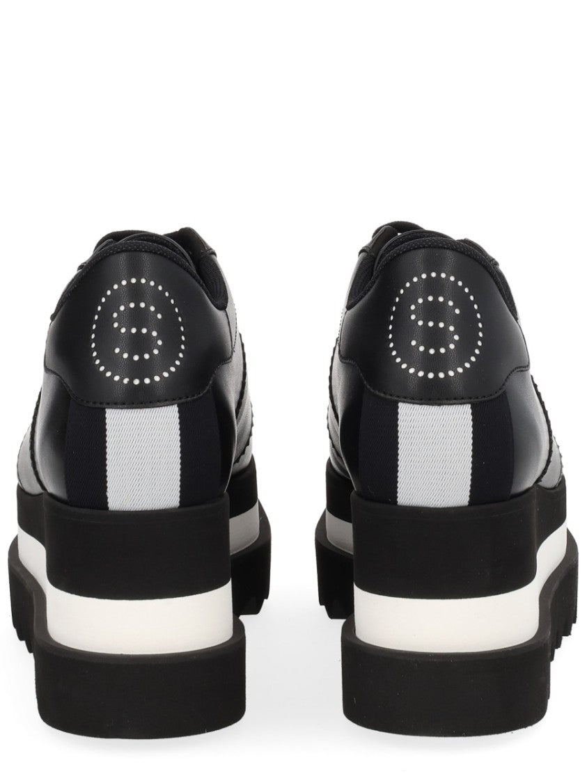 Stella Mccartney Black Sneak Elyse Platform Sneakers