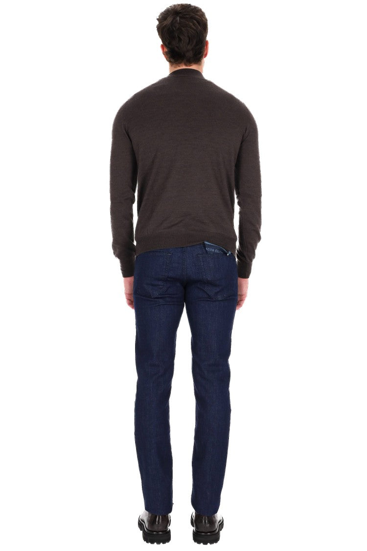 Barba Extra-Fine Merino Wool Turtleneck Sweater