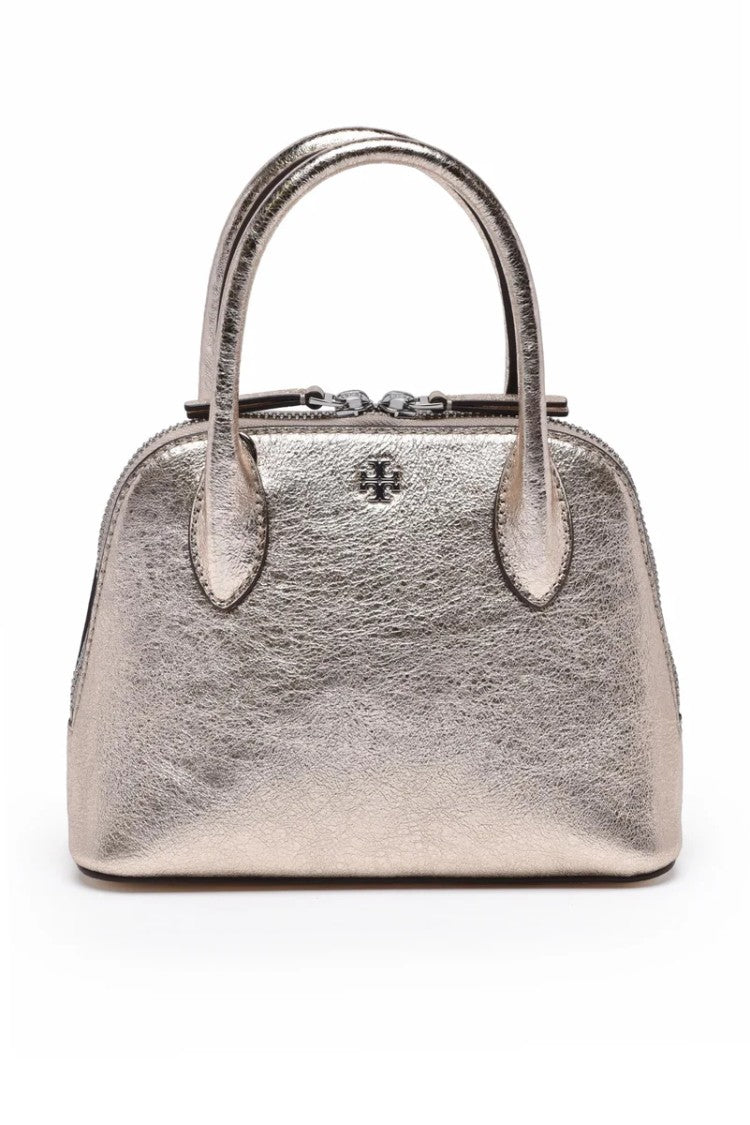 Tory Burch Emerson Metallic Handbag Gold