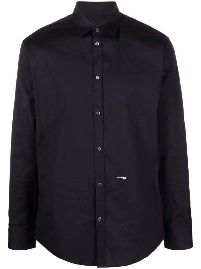 Dsquared2 Classic Black Long Sleeve Shirt