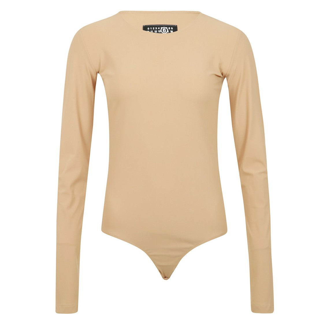 Mm6 By Maison Margiela Long-Sleeve Numeric Bodysuit