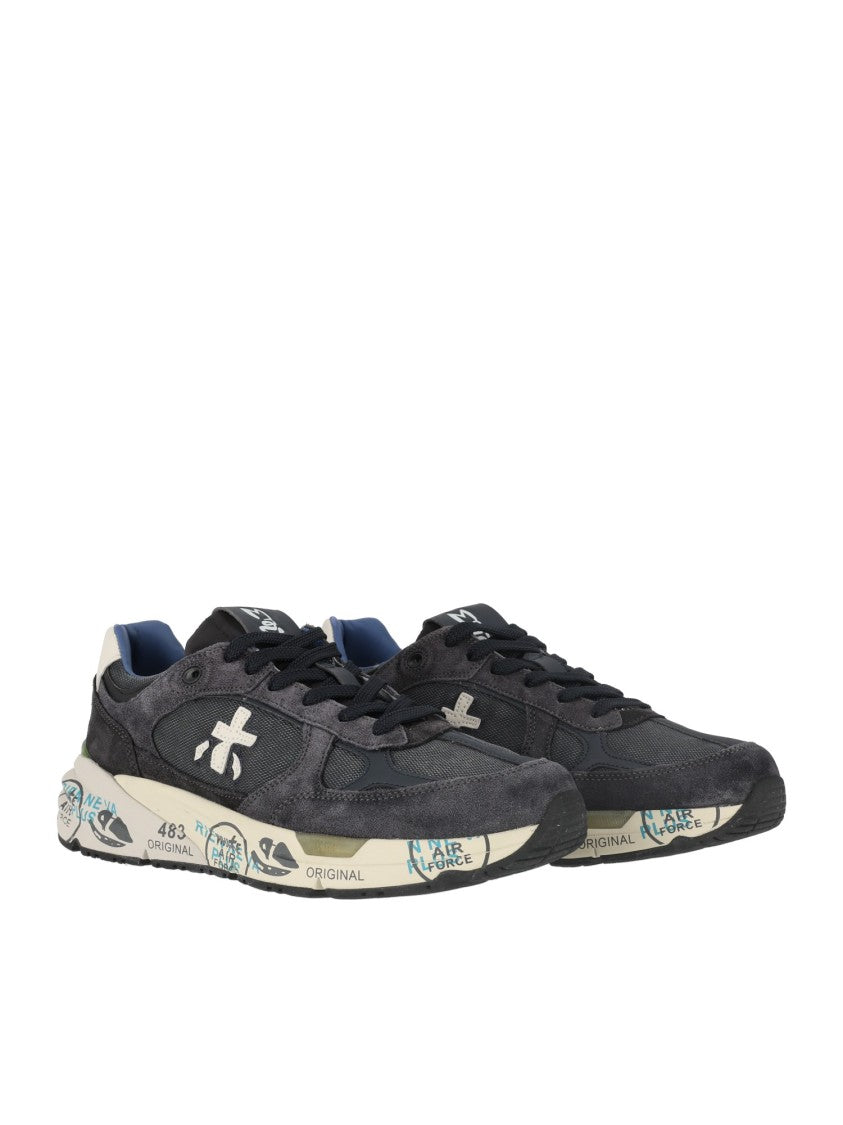 Premiata Blue Mase25 Low-Top Sneakers
