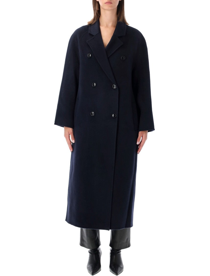 Loulou De Saison Irvin Double-Breasted Coat In Wool And Cashmere Blend