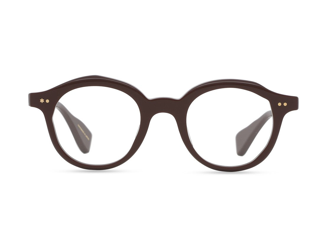 Masahiro Maruyama Dark Brown Mm-0026 Rounded Acetate Eyeglasses