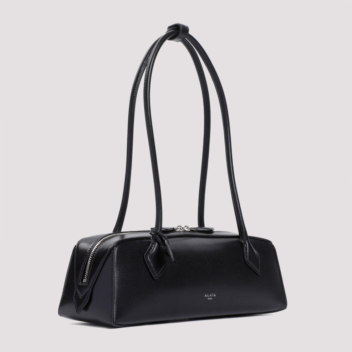 Alaïa Le Teckel Black Goat Leather Shoulder Bag