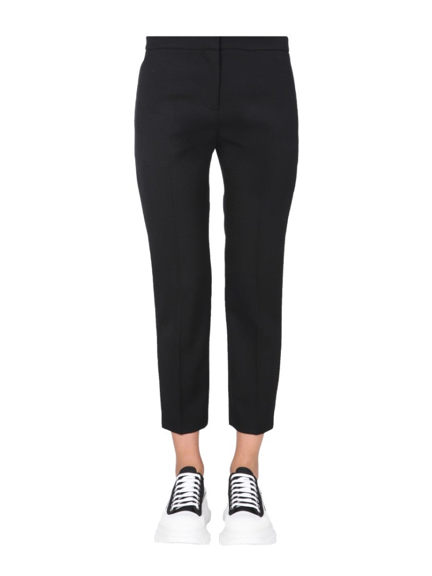 Alexander Mcqueen Cropped Straight Trousers