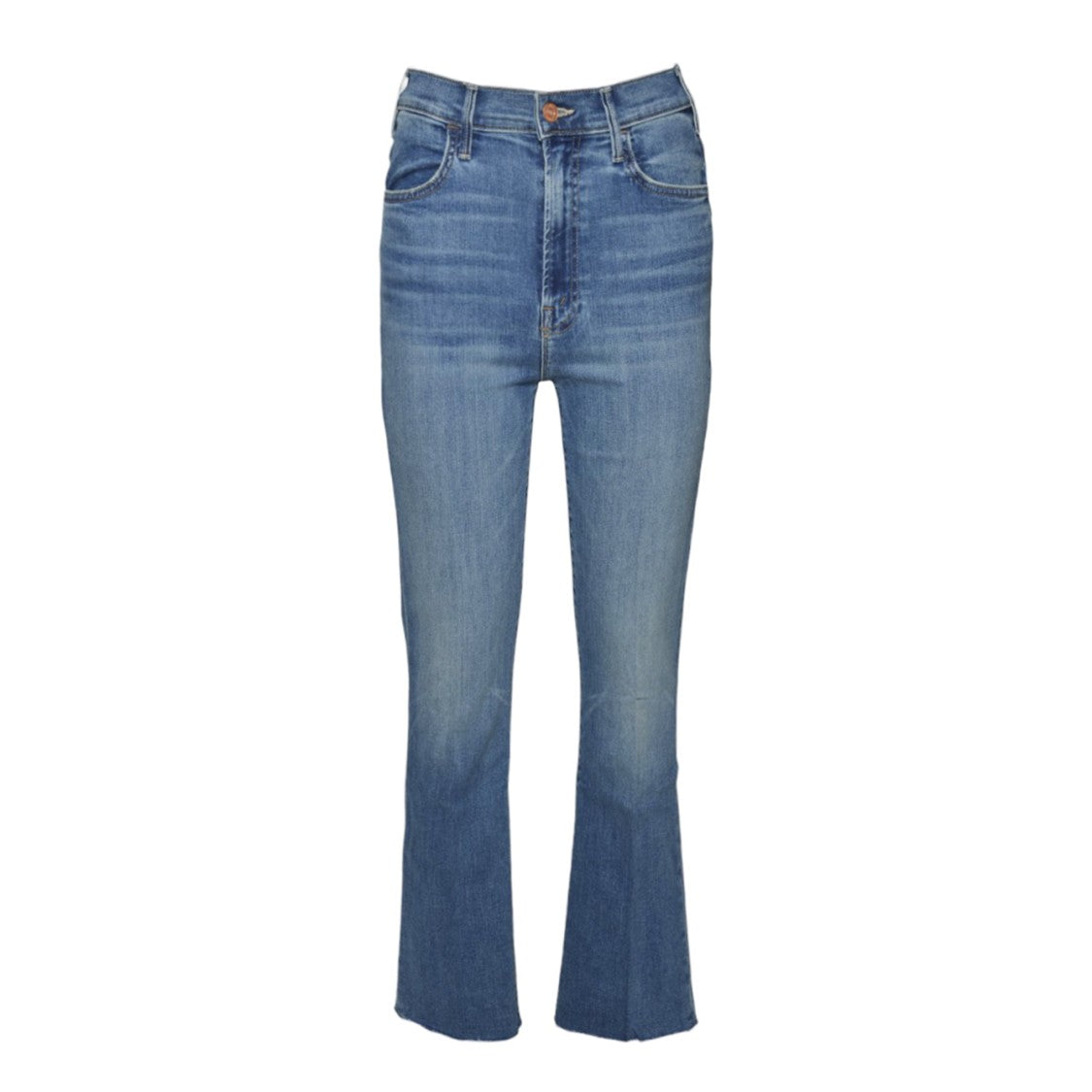 Mother Mid-Rise Straight-Leg Jeans