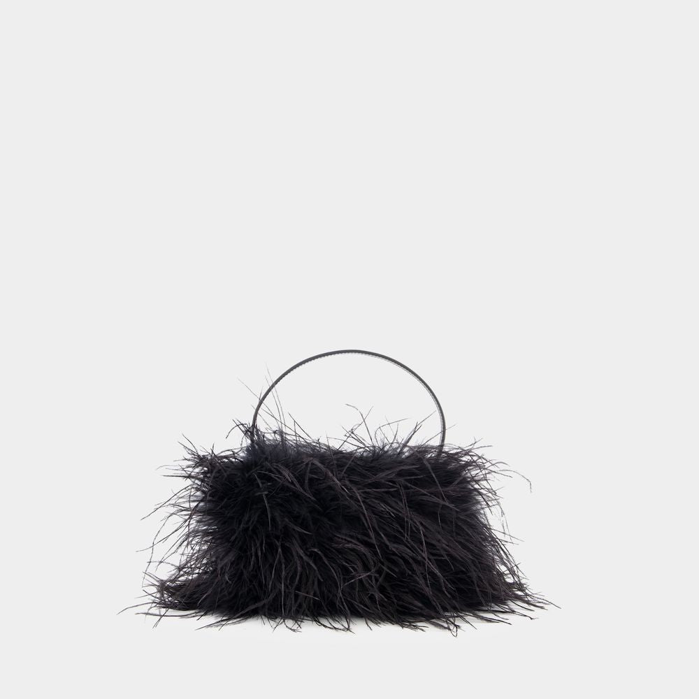 Alexander Wang Heiress Medium Handbag - Feather - Black