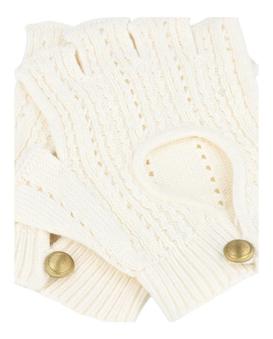 Valentino Knit Fingerless Gloves