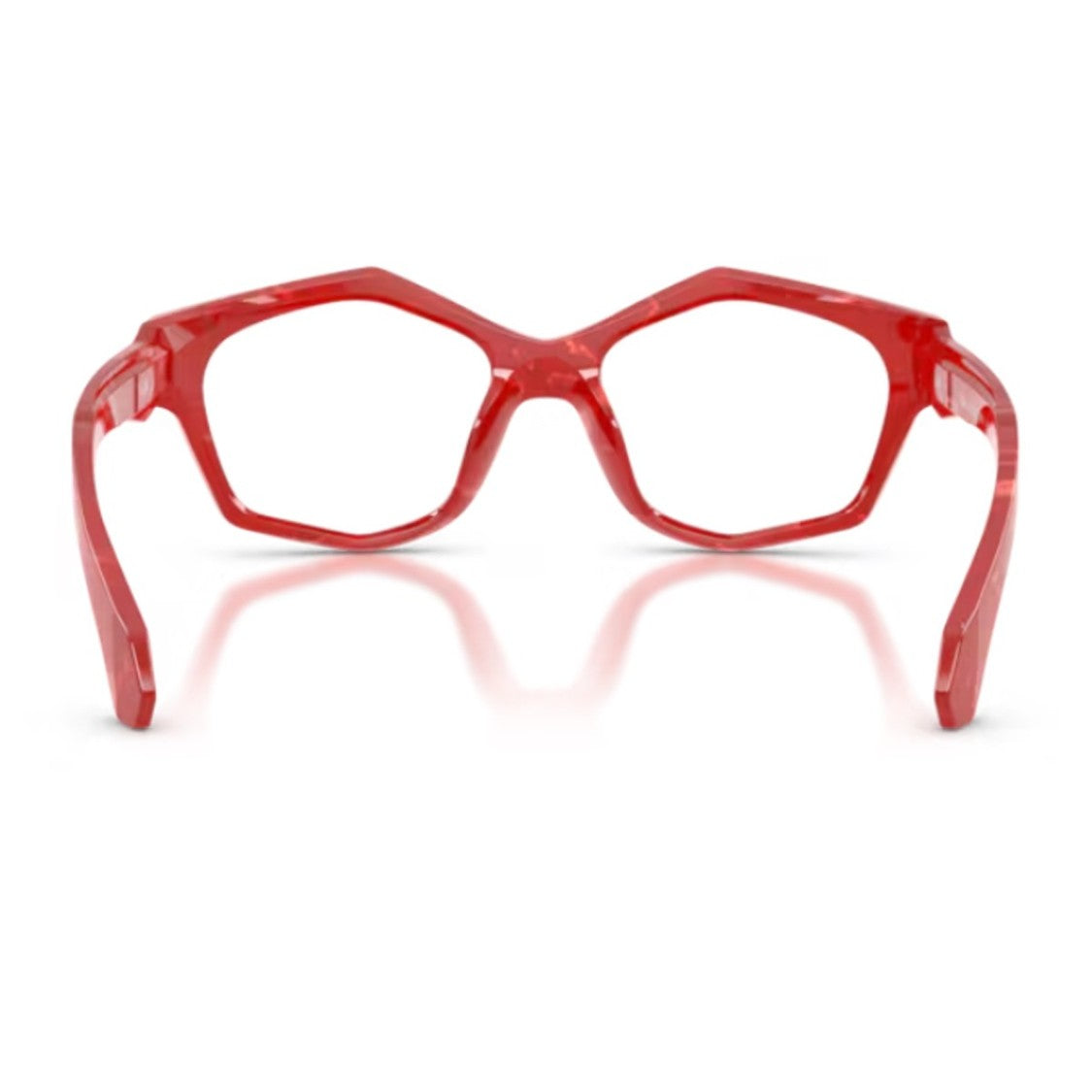 Alain Mikli Red A03546 Acetate Geometric Sunglasses