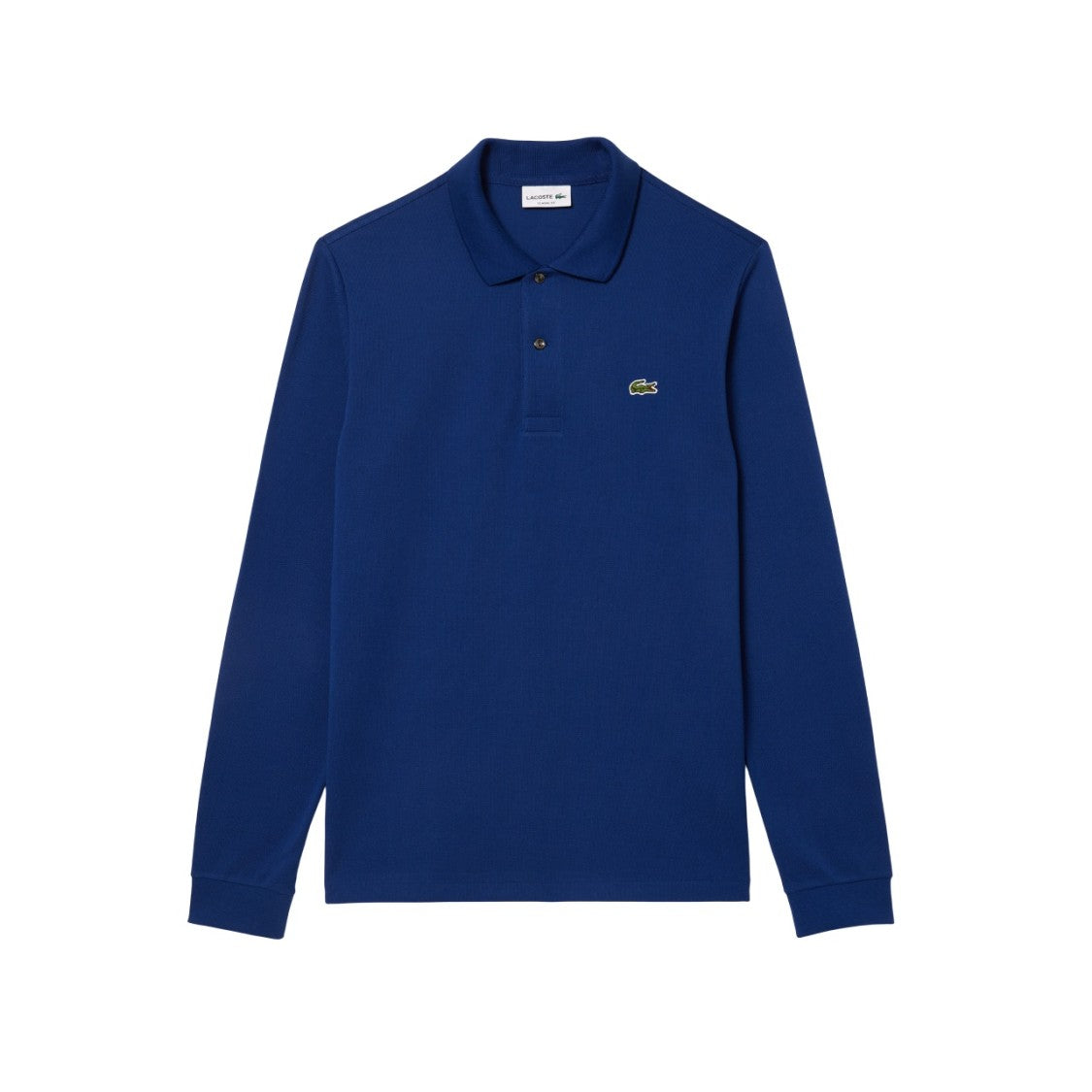 Lacoste China Blue Long Sleeves Cotton Polo