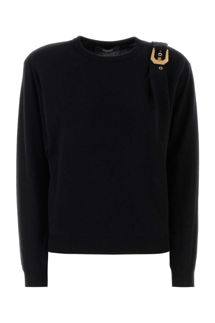 Versace Black Wool Sweater