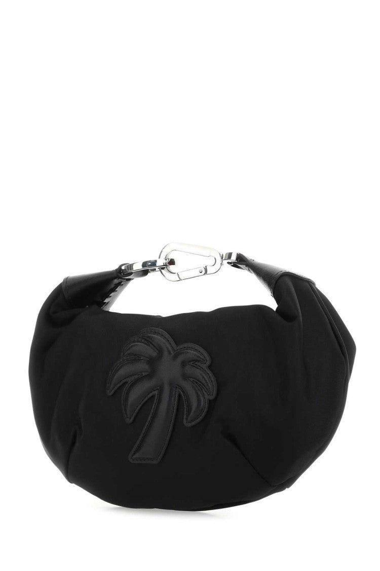 Palm Angels Black Fabric Big Palm Handbag