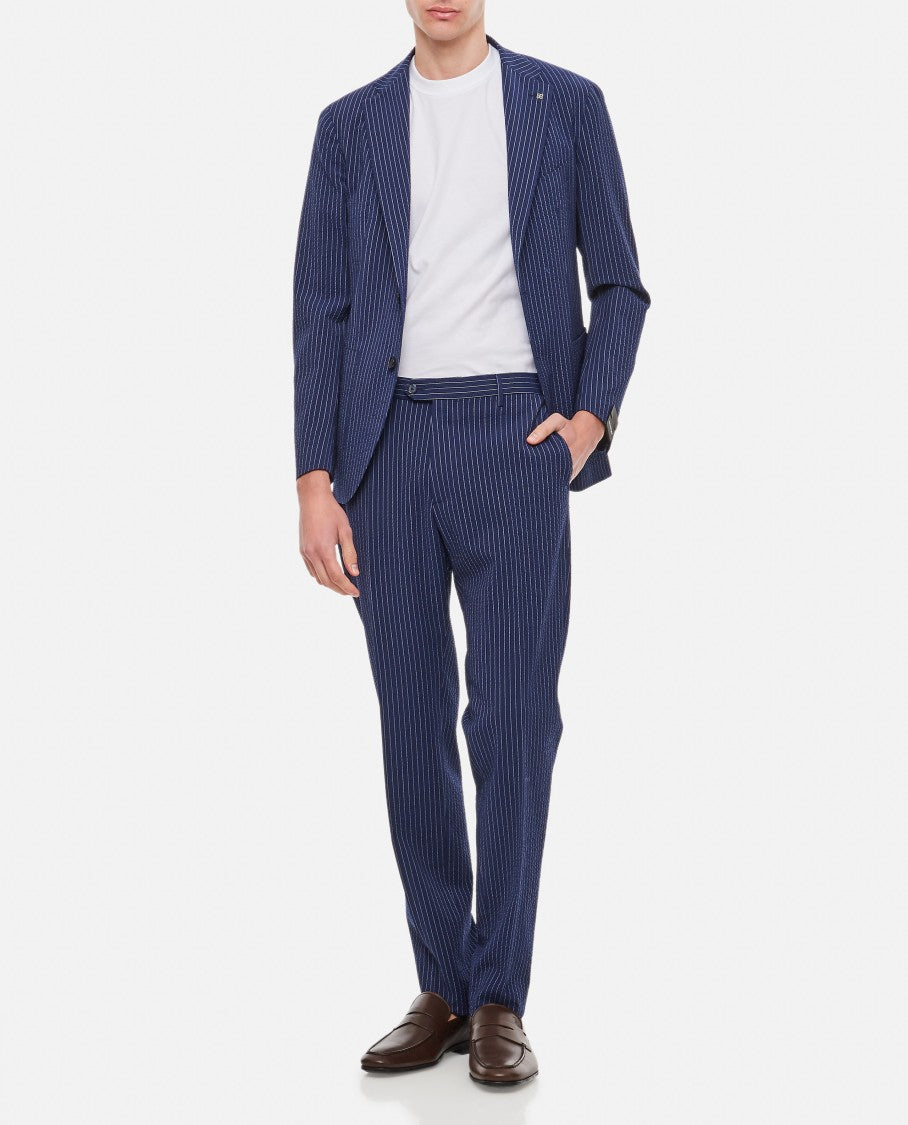Tagliatore Montecarlo Pinstripe Suit