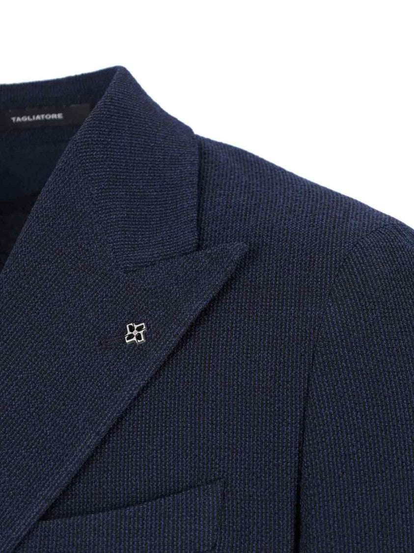 Tagliatore Double-Breasted Blazer – Navy