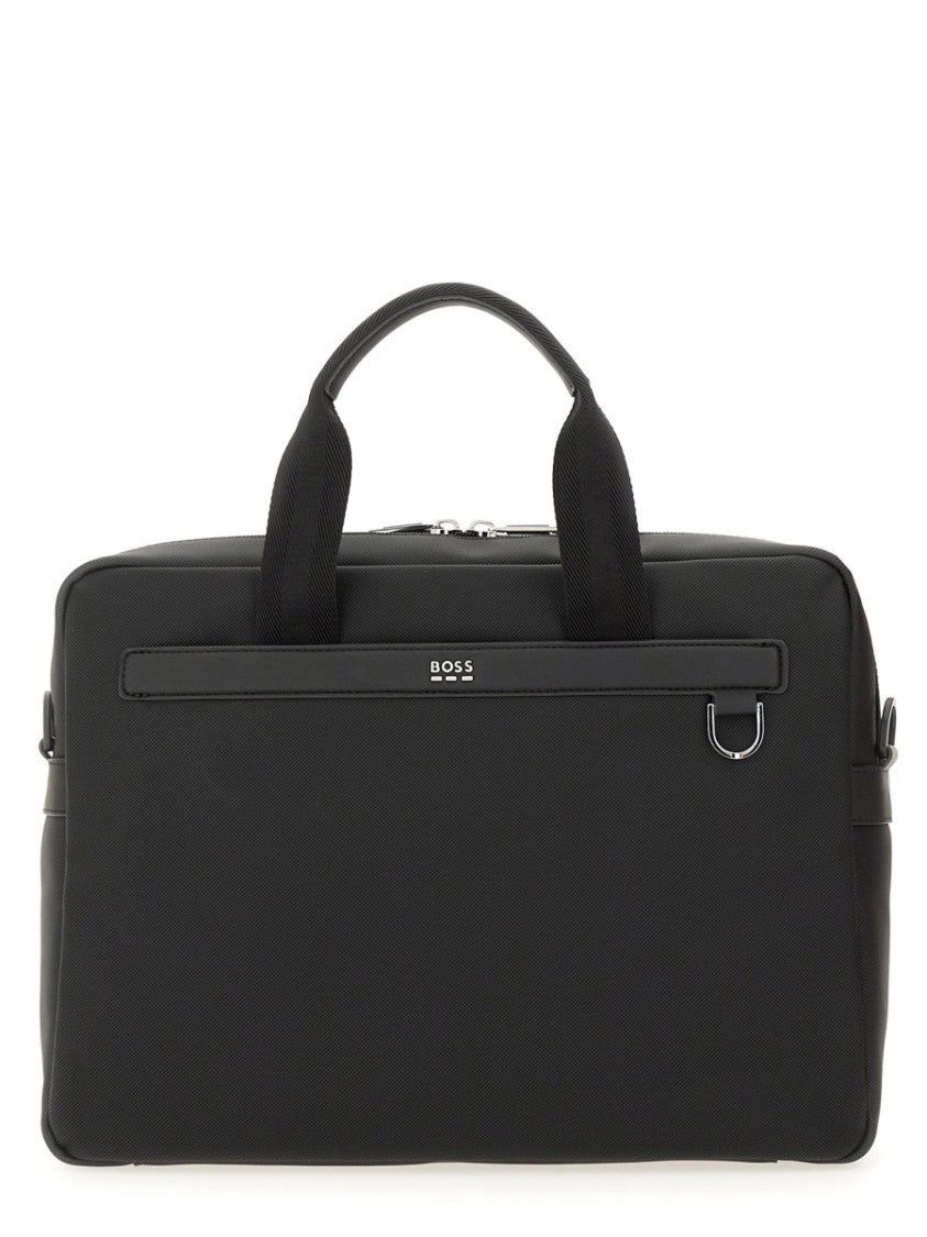 Boss Structured Briefcase With Dual Handles
