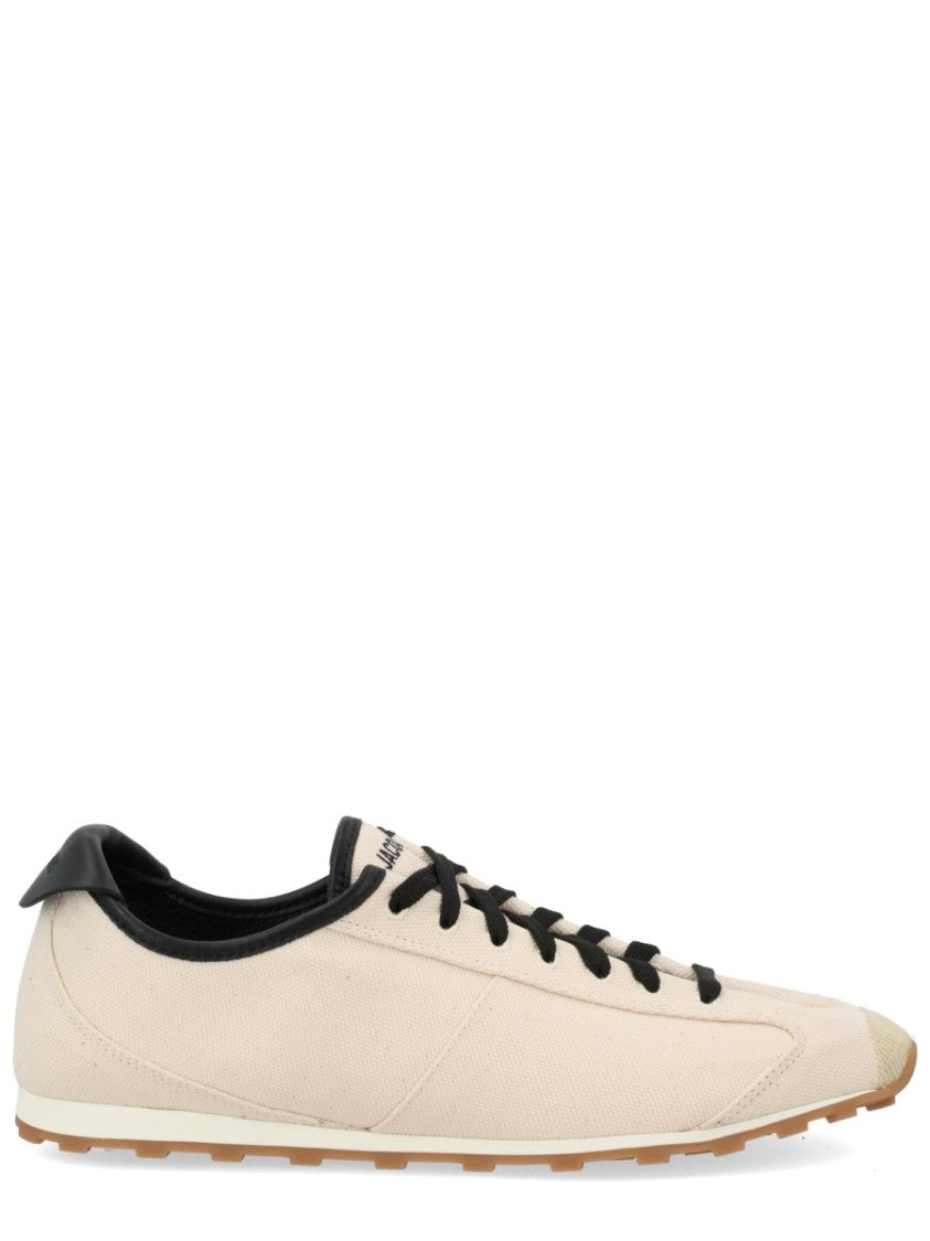 Jacquemus Les Tennis Low-Profile Lamb Leather Sneakers