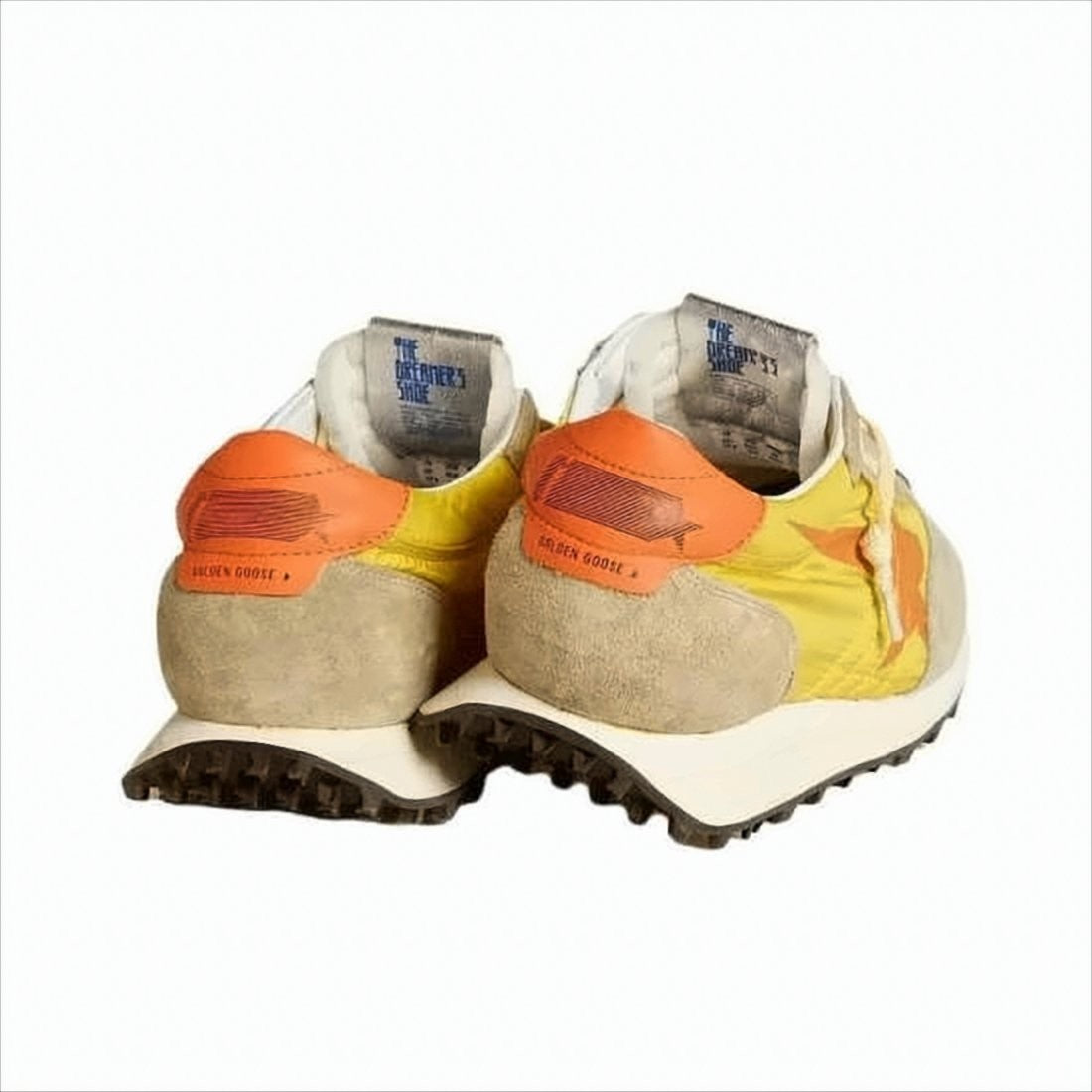Golden Goose Marathon Retro Running Sneakers With Suede