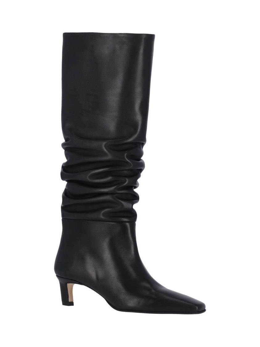 Alohas Black Kalila Calf Leather Boots