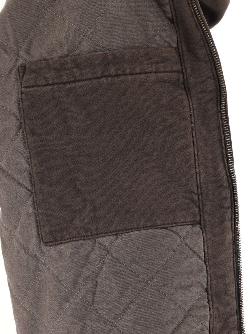 Carhartt Wip Brown Vista Padded Hooded Cotton Denim Jacket