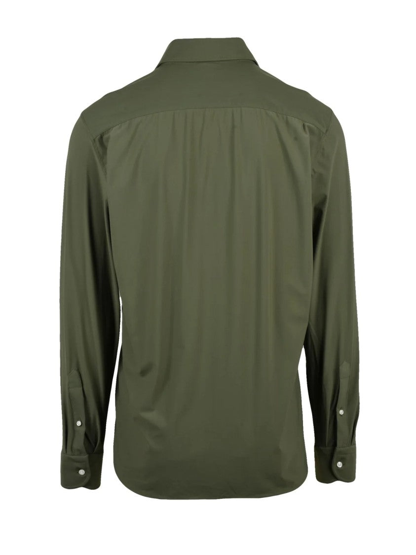 Ghirardelli Next Green Polyamide-Blend Stretch Shirt