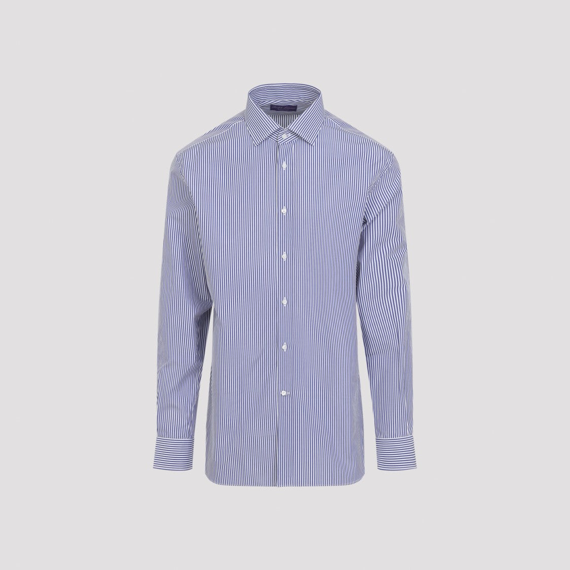 Ralph Lauren X Purple Label Slim Fit Vertical Stripe Cotton Shirt