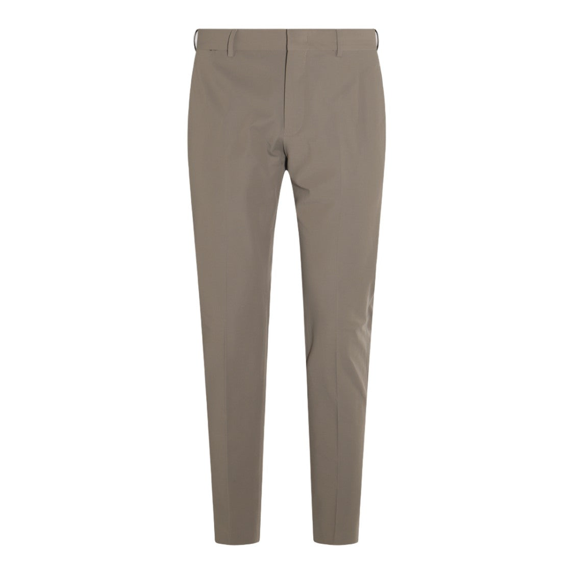Pt Torino Tailored Beige Trousers With Clean Front