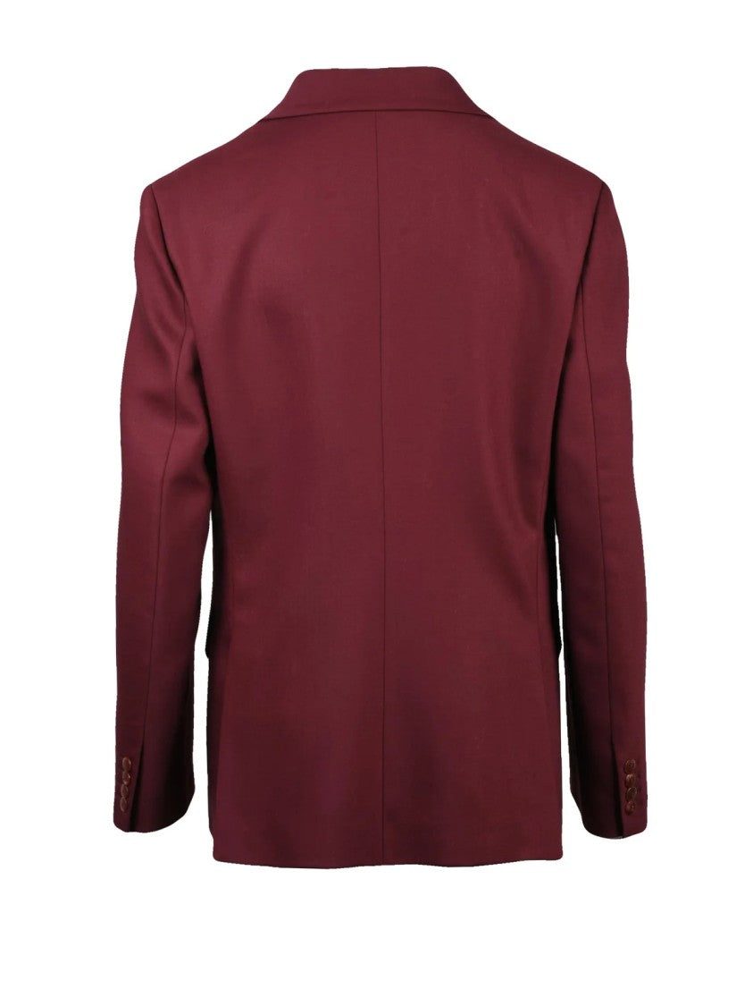 Crida Virgin Wool Lycra Jacket With Rounded Design