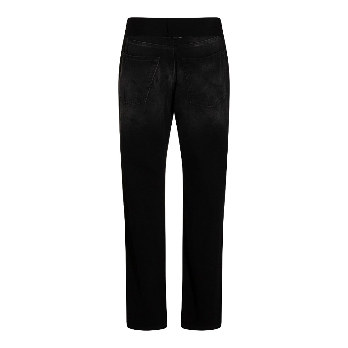 Mm6 By Maison Margiela Black Cotton Jeans