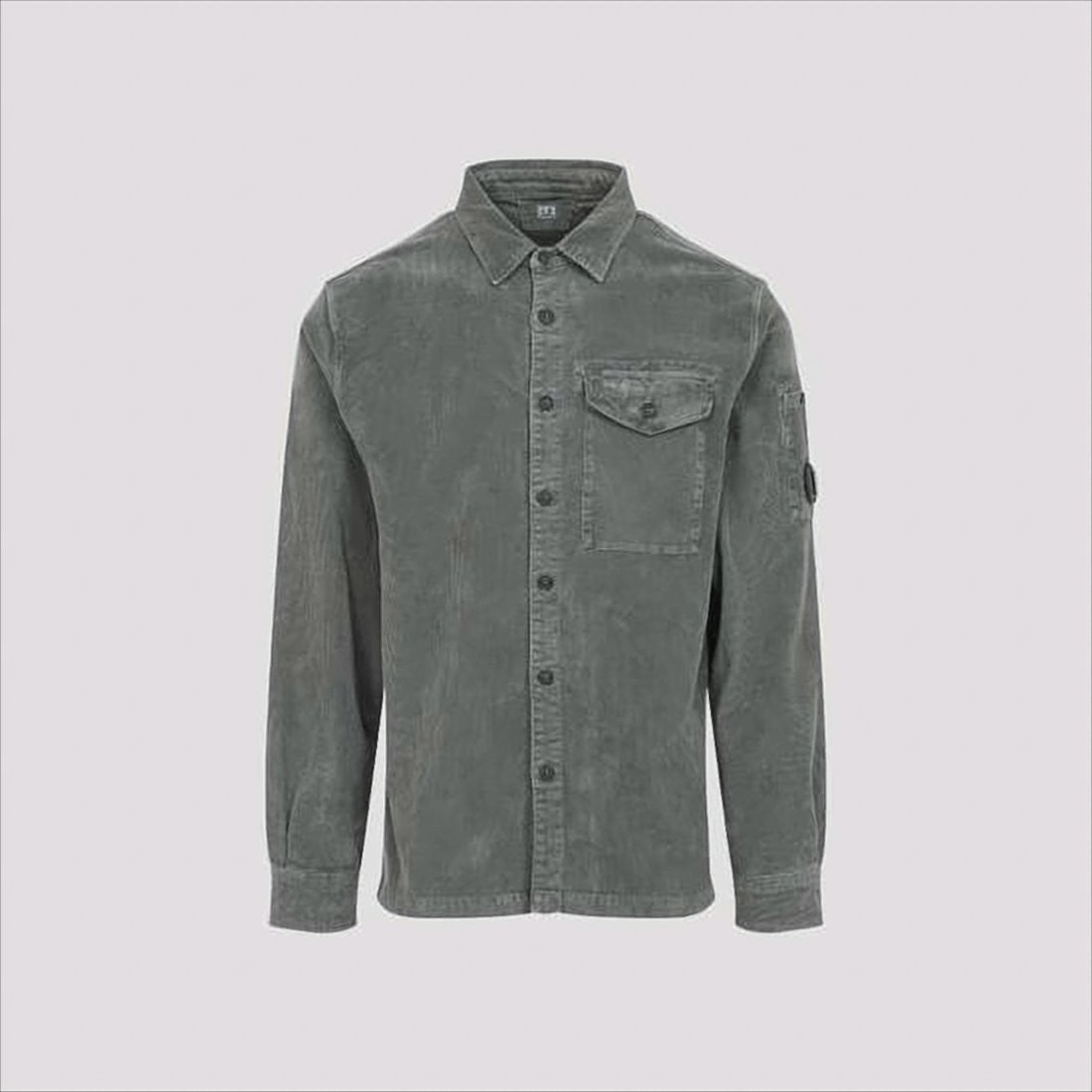 C.P. Company Soft Corduroy Fabric Shirt Jacket With Classic Collar