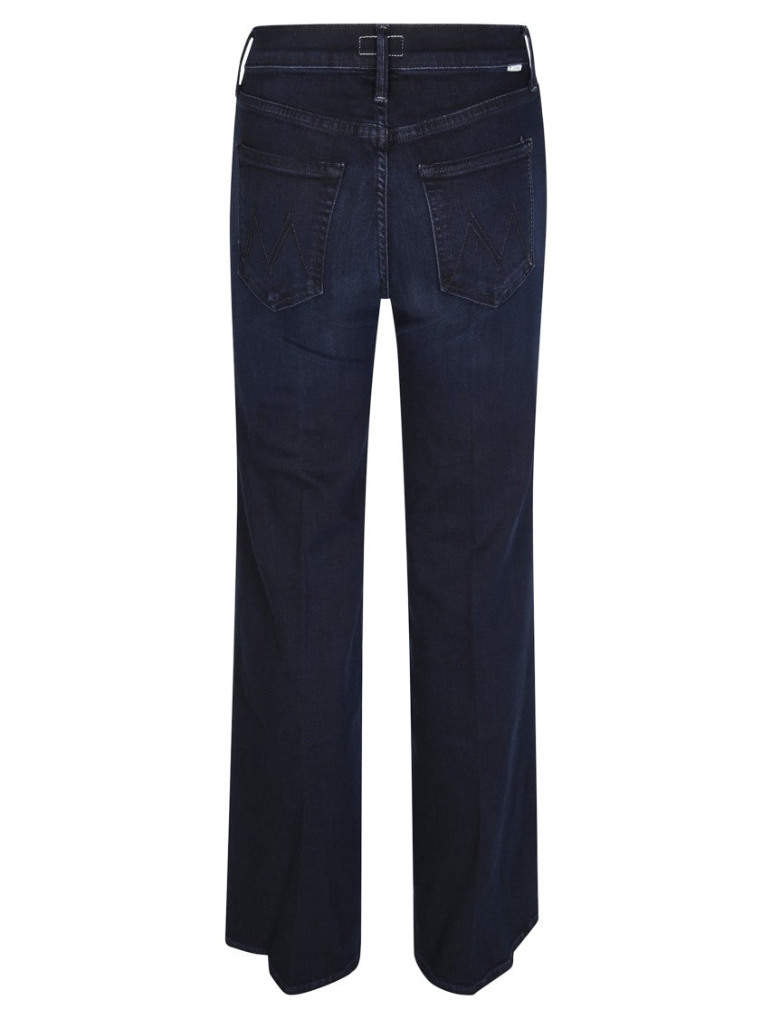 Mother Straight Fit Jeans With Slight Flare