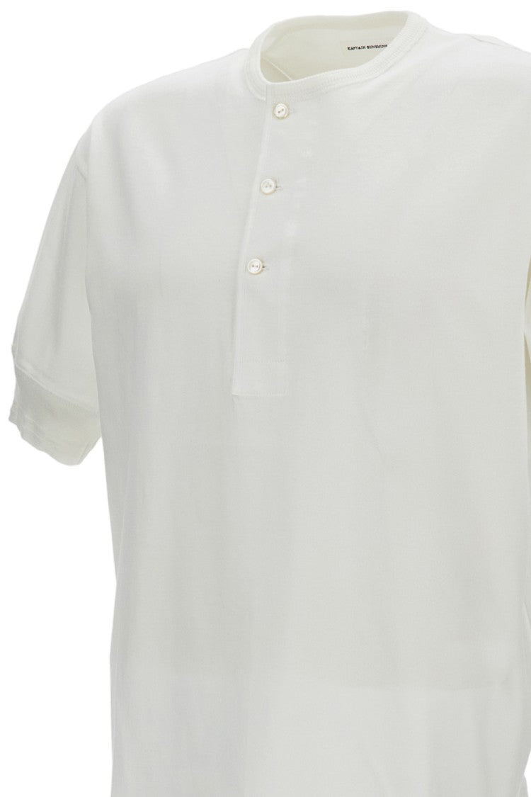 Kaptain Sunshine Short-Sleeve T-Shirt With Buttons