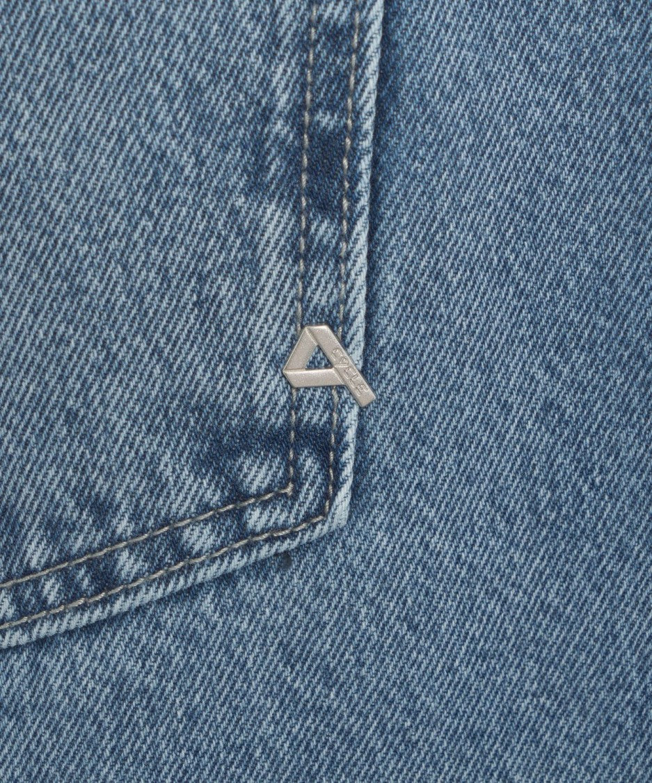 Cycle Wide Leg Jeans With Five Pockets