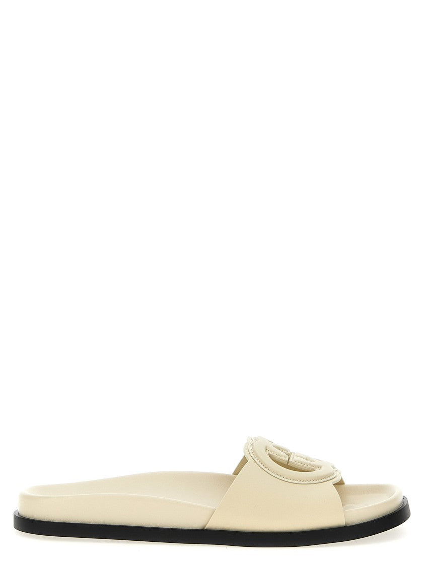 Gucci Logo Cut Out Slides