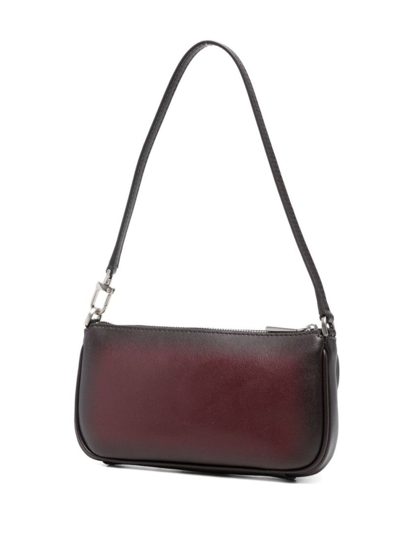 Michael Kors Rectangular Burgundy Leather Shoulder Bag