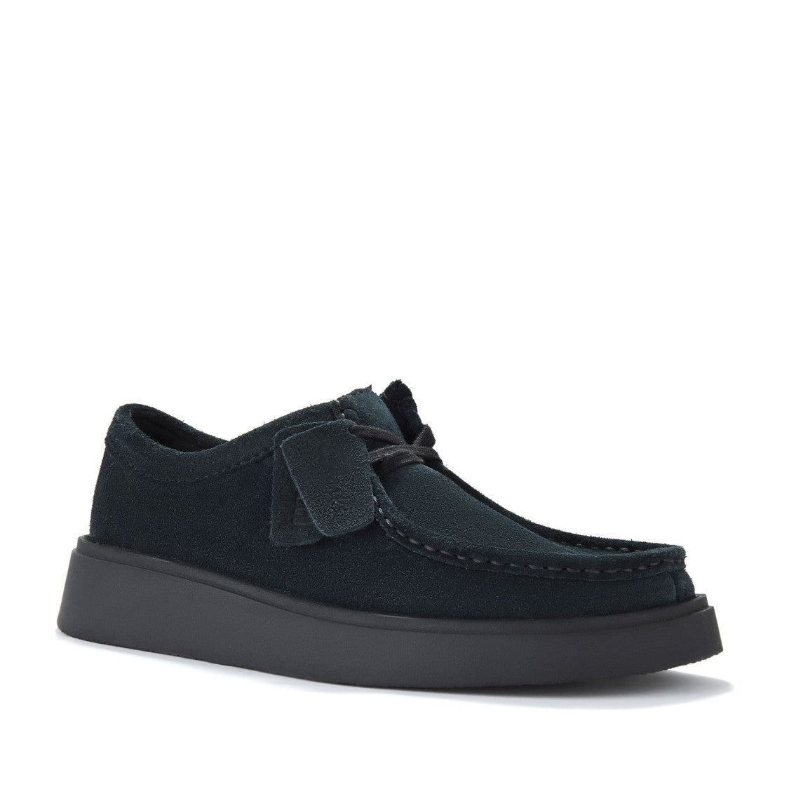 Clarks Torview G Black Low-Profile Suede Loafers