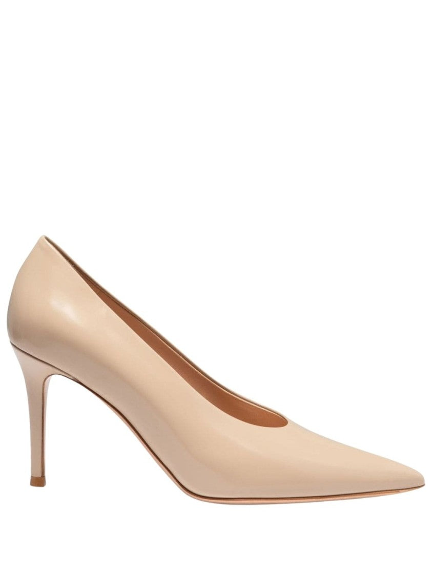 Gianvito Rossi Beige Pointed Pumps