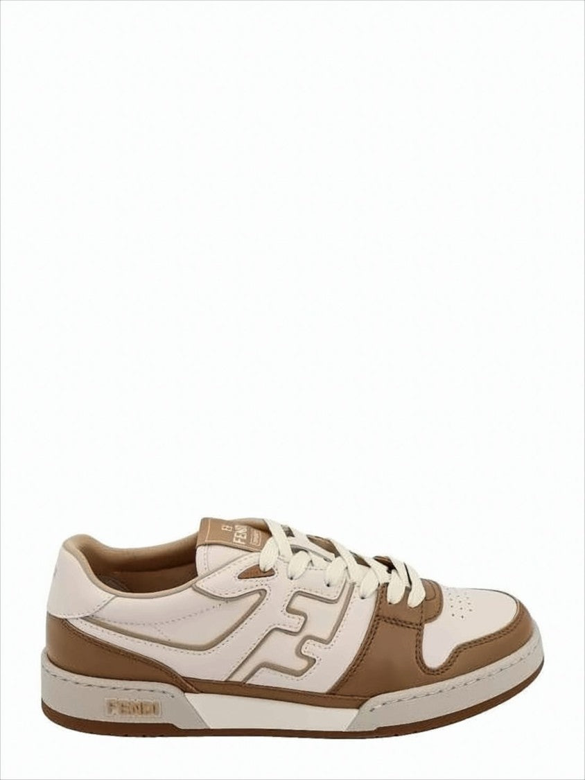 Fendi Low-Top Sneakers With Cream