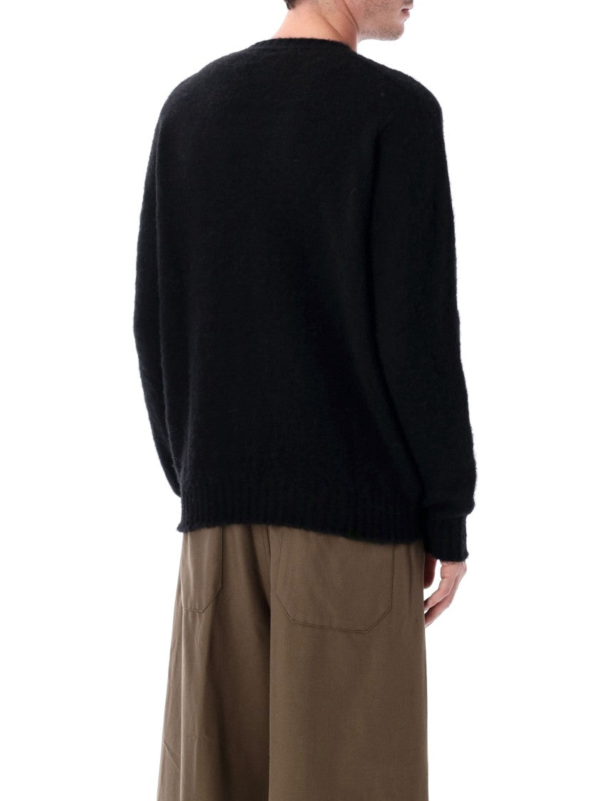 Howlin ’ Shaggy Bear Wool Crewneck Sweater