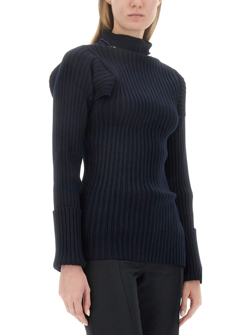 Philosophy Di Lorenzo Serafini Ribbed Stretch Knit Top