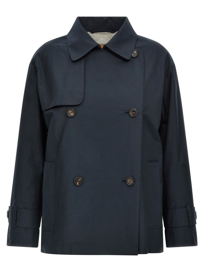Max Mara 'Zeno' Short Trench Coat