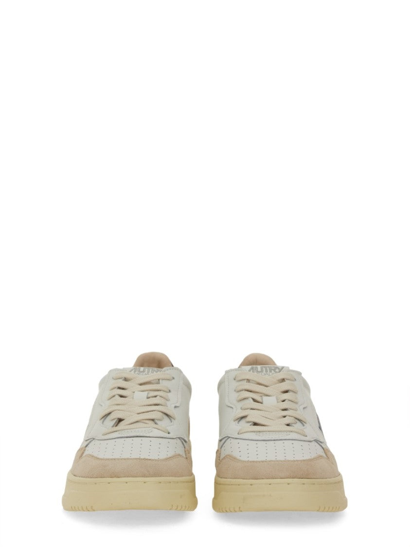 Autry Medalist Low-Top Leather Suede Sneakers