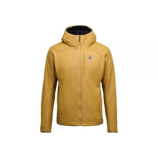 Black Diamond Insulated High-Collar Jacket With Padded Filling