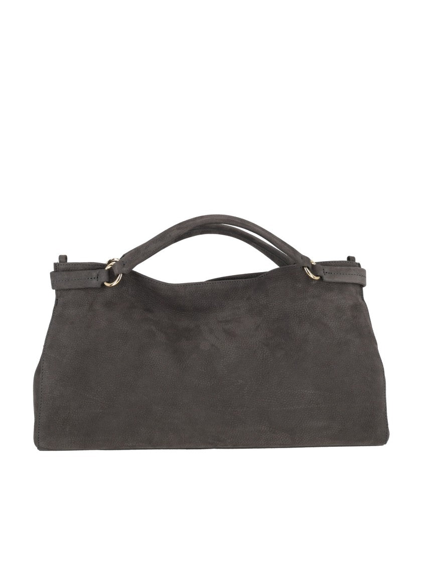 Claudio Orciani Grey Virgo M Nabucco Calf Leather Handbag